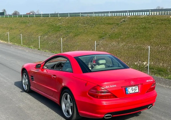 Mercedes-Benz SL cena 70900 przebieg: 140012, rok produkcji 2002 z Świebodzice małe 67